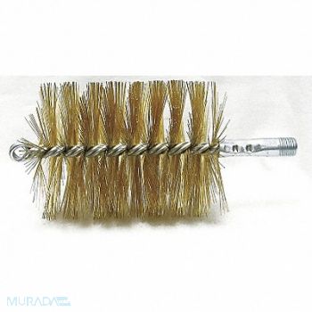 TOUGH GUY Tube Brush Dia 3 1/2 1/4 MNPT Length 8, 3EDJ9