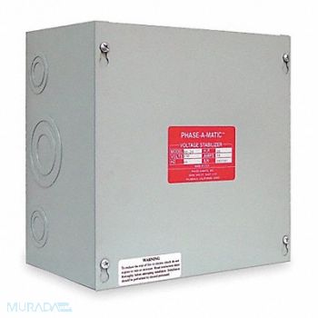 PHASE-A-MATIC Voltage Stabilizer Max Amps 13.9 5 HP, 4TGY8