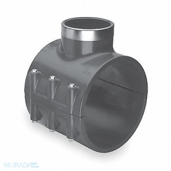 GRAINGER APPROVED Saddle Clamp Dk Gray Pipe Fit 3 x3 x3/4, 3EFL9