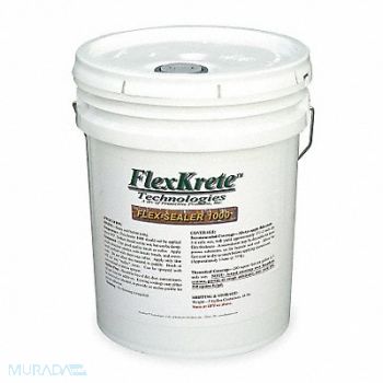 FLEXKRETE Concrete Sealer Pail Clear 5 gal, 5EAK3