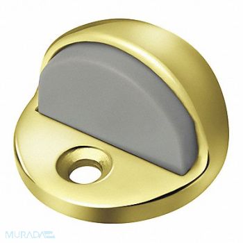 ROCKWOOD Dome Door Stop Floor Mount, 3EHE9
