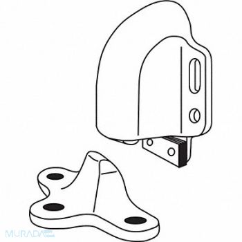 ROCKWOOD Door Stop Floor Mount Polished Brass, 3HHV7