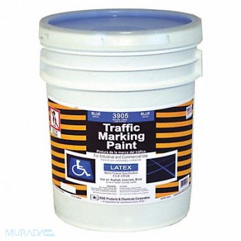 RAE Traffic Zone Marking Paint 5 gal Blue, 3EHH3