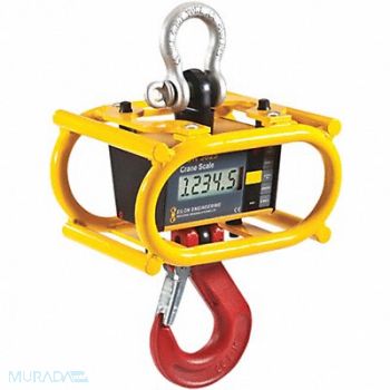 RON CRANE SCALES Crane Scale LCD 10 000 lb Cap., 3EKW7