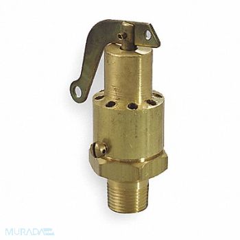AQUATROL Safety Relief Valve 1/2 In 200 psi Brass, 3ETU2