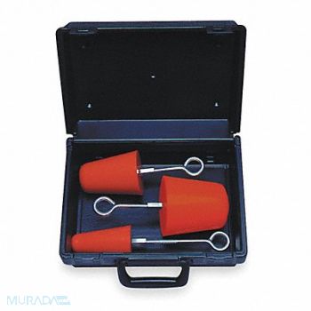 ULTRATECH Drain Plug Kit Orange 2 3 4 In, 3EWY1