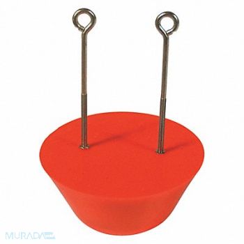 ULTRATECH Drain Plug Orange 10 In, 3EWY4