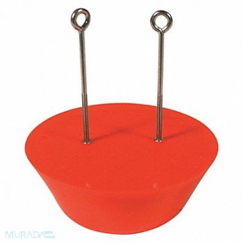 ULTRATECH Drain Plug Orange Fits 12 In, 3EWY5