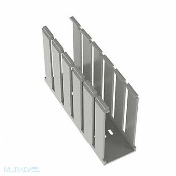 PANDUIT Wire Duct Wide Slot Gray 2.25 W x 5 D, 3EXT7