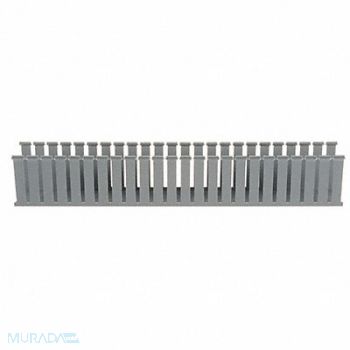 PANDUIT Wire Duct Wide Slot Gray 3.25 W x 4 D, 3EXU2