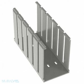 PANDUIT Wire Duct Wide Slot Gray 3.25 W x 5 D, 3EXU4