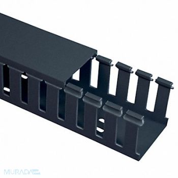 PANDUIT Wire Duct Wide Slot Gray 4.25 W x 3 D, 3EXU6