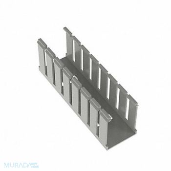 PANDUIT Wire Duct Wide Slot Gray 2.25 W x 3 D, 3EXW4