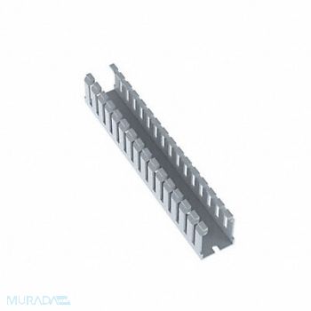 PANDUIT Wire Duct Narrow Slot Gray 1.26W x 1.5D, 3EXX9