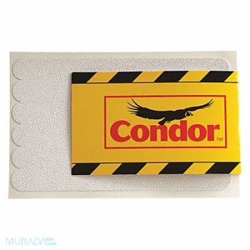 CONDOR Anti-Slip Tread 7-1/2 L White 3/4 W PK12, 3EYK7