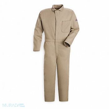 VF IMAGEWEAR D1685 FR Contractor Coverall Khaki 4XL HRC2, 3EZU1