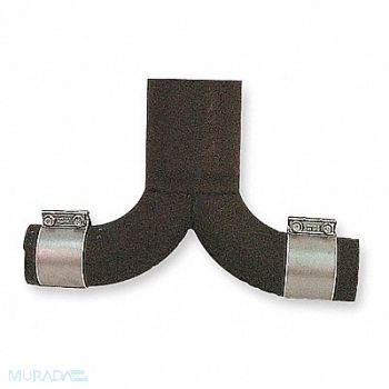 DAYTON Dual Vent Kit Flange-Mount Steel, 3F817