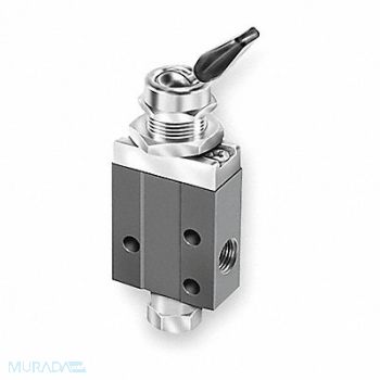 PARKER Manual Air Control 3-Way 2-Position 1/8, 3FEA3