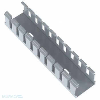 PANDUIT Wire Duct Wide Slot Gray 1.75 W x 1.5 D, 3FVH2