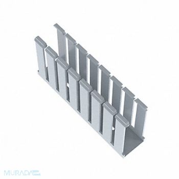 PANDUIT Wire Duct Wide Slot Gray 1.75 W x 4 D, 3FVJ4