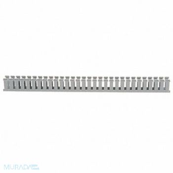 PANDUIT Wire Duct Wide Slot Gray 1.26 W x 2 D, 3FVK5