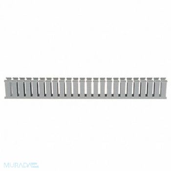 PANDUIT Wire Duct Wide Slot Gray 1.26 W x 3 D, 3FVK9