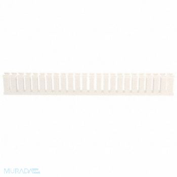 PANDUIT Wire Duct Wide Slot White 1.26 W x 3 D, 3FVL2