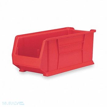 AKRO-MILS D5557 Super Size Bin Red Plastic 10 in, 3FVZ7