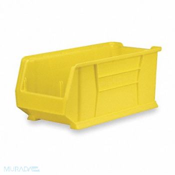 AKRO-MILS D5557 Super Size Bin Yellow Plastic 10 in, 3FVZ9