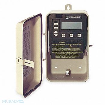 INTERMATIC Digital Timer 24 hr 3 SPST 120/240V, 3FWY5