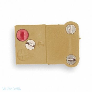 TEMPCO Thermocouple Jack K Yellow Miniature, 3FXN6