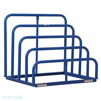 GRAINGER APPROVED Vertical Sheet Rack Strter 41-3/4 H Blue, 3FY90