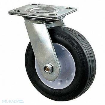 GRAINGER APPROVED Plate Cstr w/Semipneumatic Wheels Swvl, 3G151