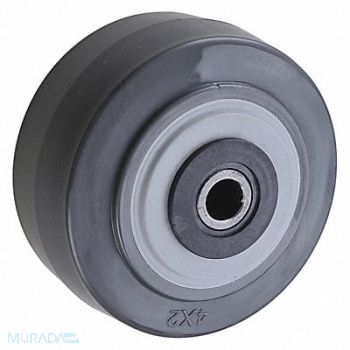 GRAINGER APPROVED PUR Tread on Plastic Core Wheel, 3G303