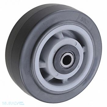 GRAINGER APPROVED PUR Tread on Plastic Core Wheel, 3G304