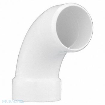 GRAINGER APPROVED 90 Long Sweep Street Elbow 3 in PVC, 3GUU1