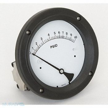 MIDWEST INSTRUMENT D0758 Pressure Gauge 0 to 10 psi, 3GVG8