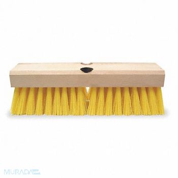 TOUGH GUY Scrub Brush 10 in L Beige, 3H382