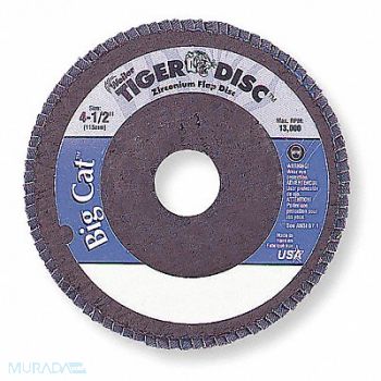 WEILER H7341 Fiber Disc 4 1/2 in Dia 7/8in Arbor, 3H759