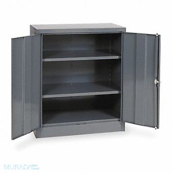 GRAINGER APPROVED Storage Cabinet 42 x36 x18 Gray 2Shlv, 1UFD3