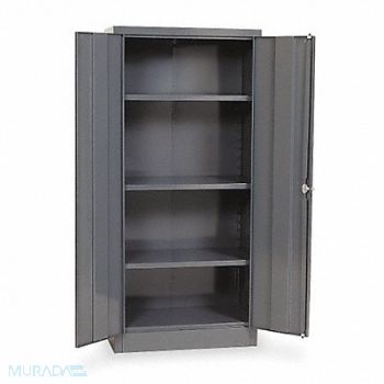 GRAINGER APPROVED F8660 Storage Cabinet 66 x30 x15 Gray 3Shlv, 1UFD5