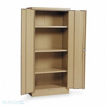 GRAINGER APPROVED Storage Cabinet 66 x30 x15 Tan 3Shlv, 1UFD4