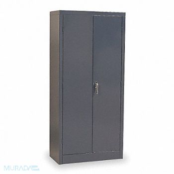 GRAINGER APPROVED F8645 Storage Cabinet 72 x36 x18 Gray 4Shlv, 1UFD7