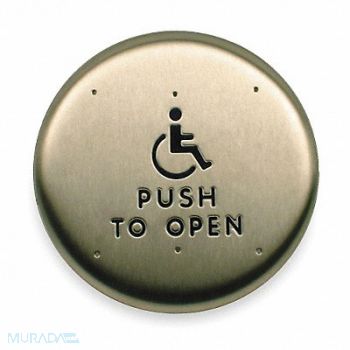 LCN Push Plate Actuator Dia 6 In, 3HEN9