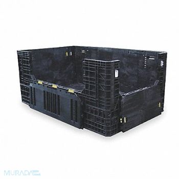 ORBIS Clps Bulk Ctr Black Solid 77 5/8 in, 3HFJ9