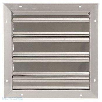 DAYTON Exh Shutter 16 In Frnt Flange SGL Pannel, 3HHN6