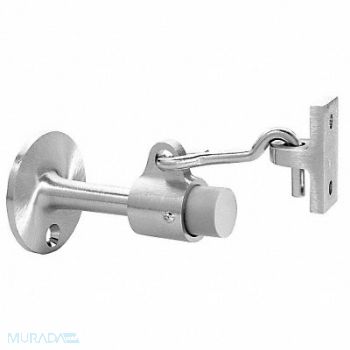 ROCKWOOD Hook-Style Door Holder 2-1/4In Stn Chrme, 3HHT7