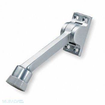 ROCKWOOD Lever Door Holder Satin Chrme Cast Brass, 3HHU4