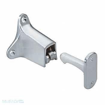 ROCKWOOD Door Stop Wall-Mount Satin Chrome, 3HHV5