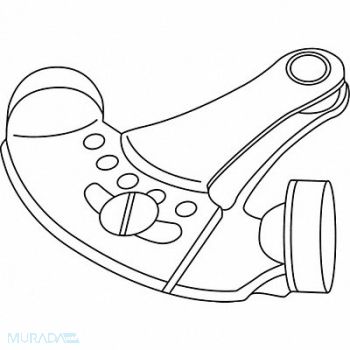 ROCKWOOD Hinge Pin Door Stop Bright Brass, 3HHW9